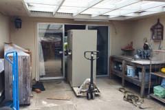 Moving a Large Jewelry Safe Into A Home In Plano, TX