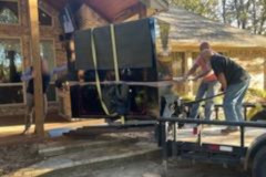 Moving a Double Door Gun Safe in Fort Worth, TX