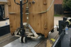 Moving an Antique Double Door Safe in Fort Worth, TX