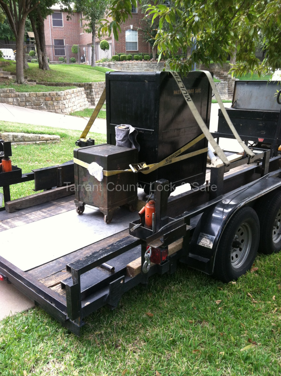 Moving two Antique Fire Safes in Fort Worth, TX
