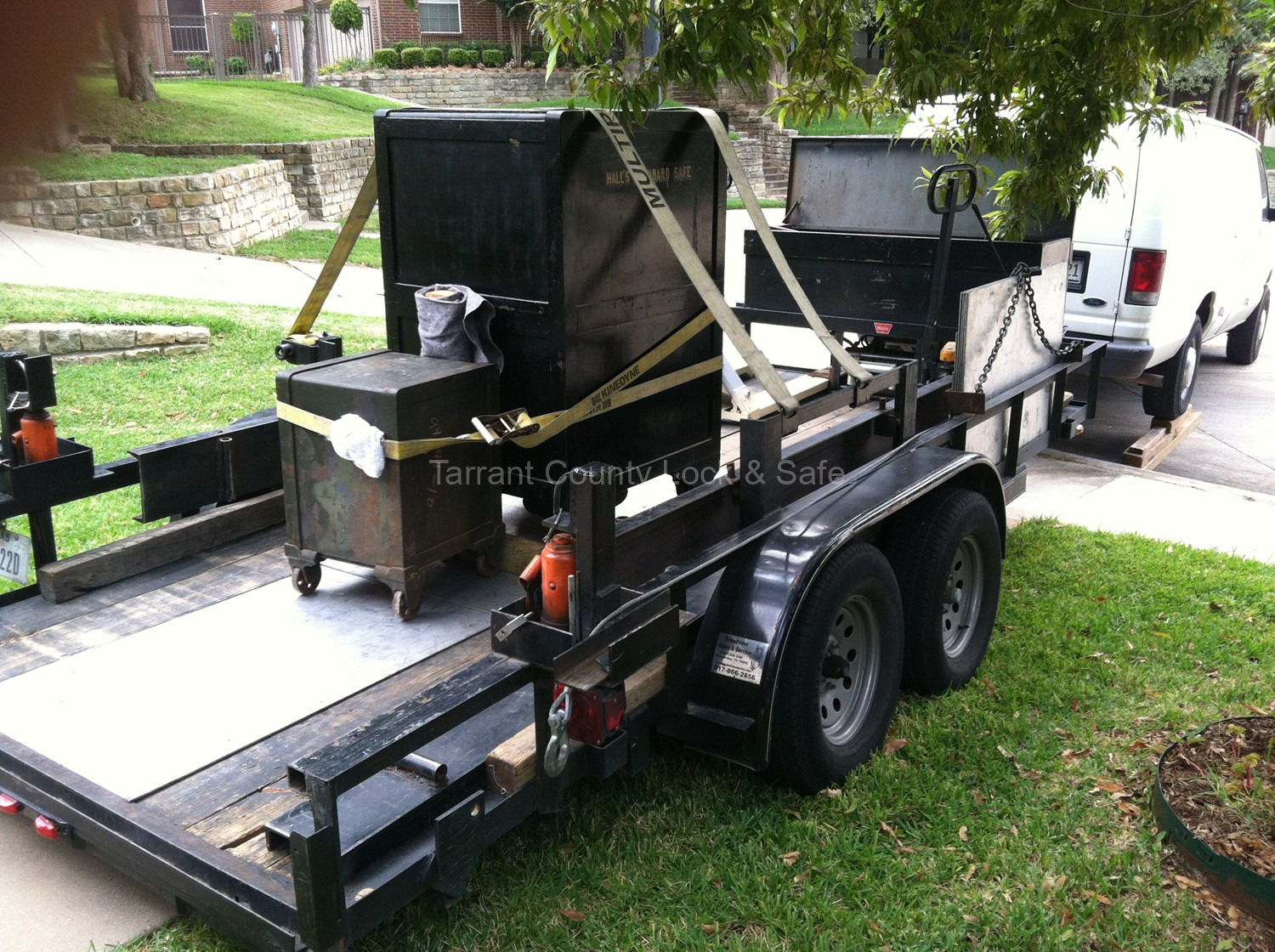 Moving two Antique Fire Safes in Fort Worth, TX