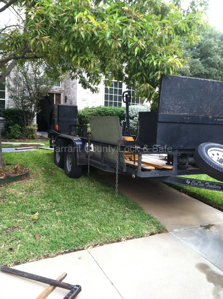 Moving two Antique Fire Safes in Fort Worth, TX