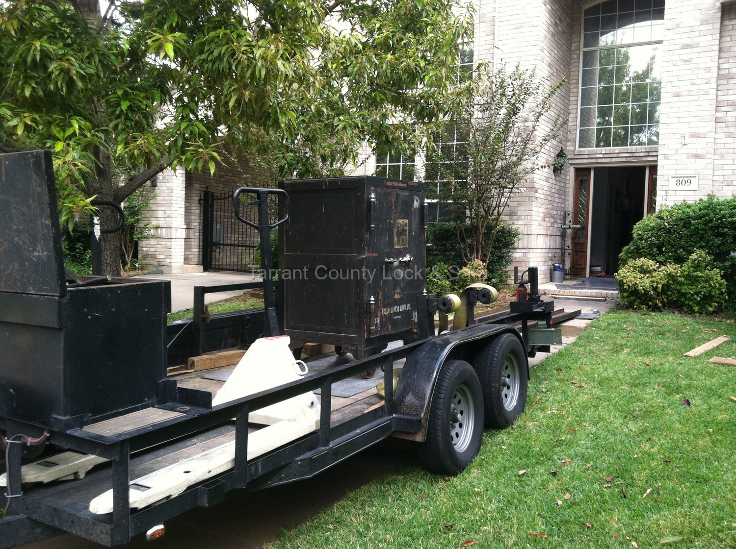 Moving two Antique Fire Safes in Fort Worth, TX