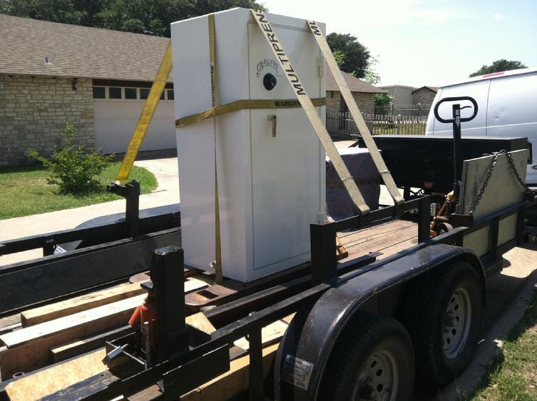 Moving a Granite Gun Safe in Keller, TX