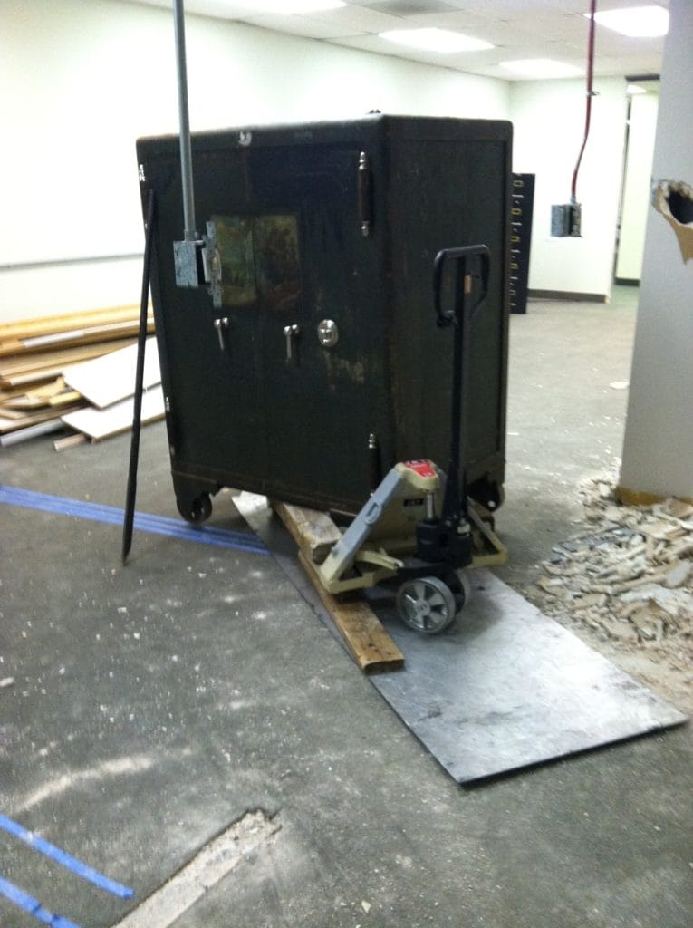 Moving a Mosler Double Door Fire Safe in Carrollton, TX