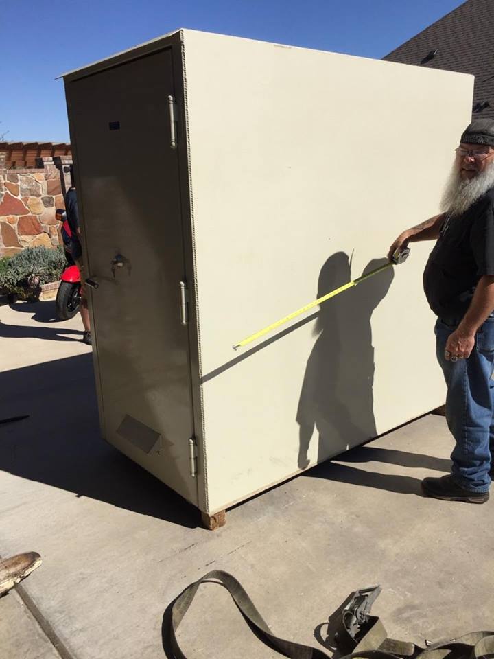 Moving an EF-5 Rated Tornado Shelter in Keller, TX