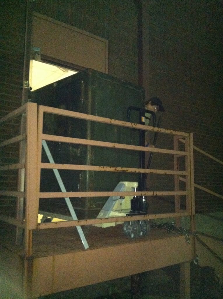 Moving a Mosler Double Door Fire Safe in Carrollton, TX