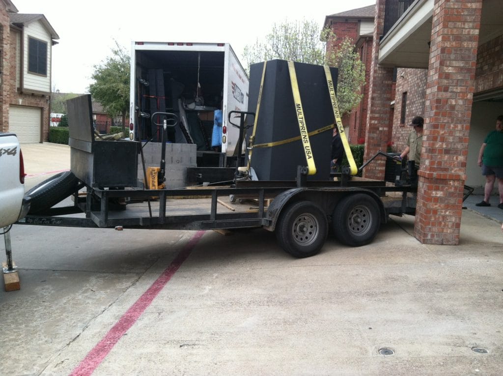 Moving a Large Gun Safe in Dallas, TX