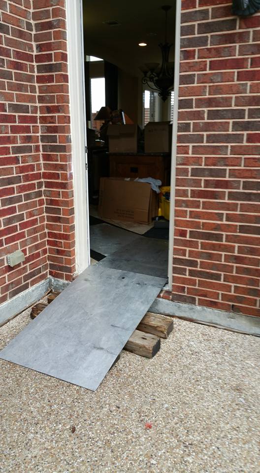 Moving a Heritage gun safe from a home in Grand Prairie, TX into a home in Colleyville, TX, and placing it inside of a closet.