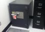 A Meilink tl30 Gibraltar Safe placed in an office